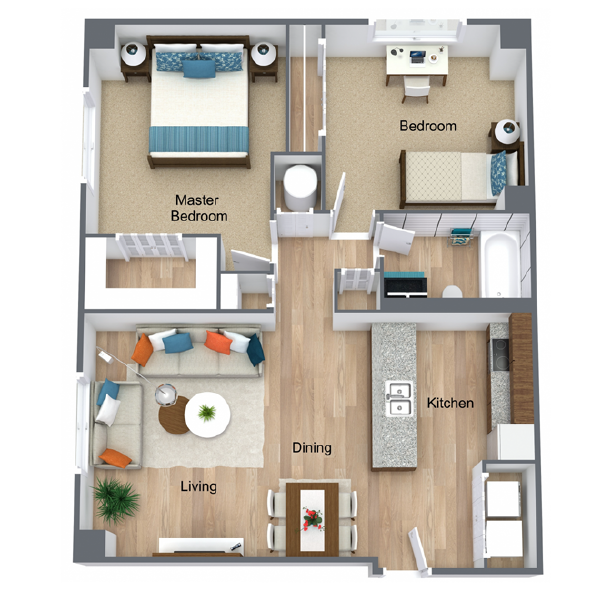 The Vermillion Floor Plan